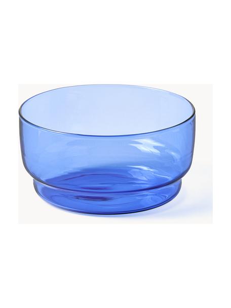 Bols en verre borosilicaté Torino, 2 pièces, Verre borosilicate, Bleu, transparent, Ø 12 x haut. 6 cm