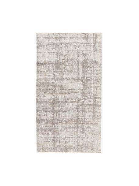 Tapis Yava, 70% polyester, 30% coton, certifié GRS, Beige, brun, larg. 80 x long. 150 cm (taille XS)