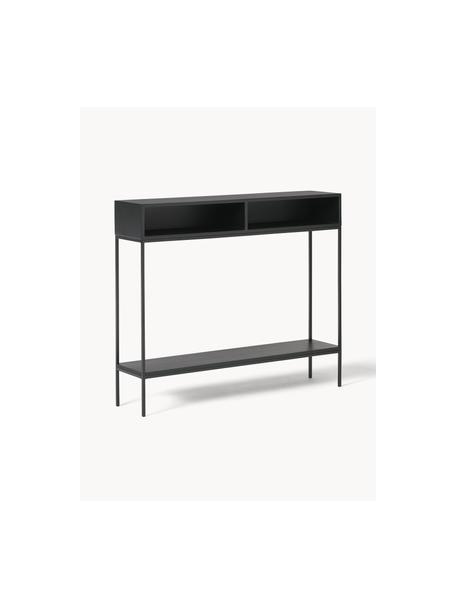 Console en manguier Lyle, Noir, larg. 105 x haut. 89 cm