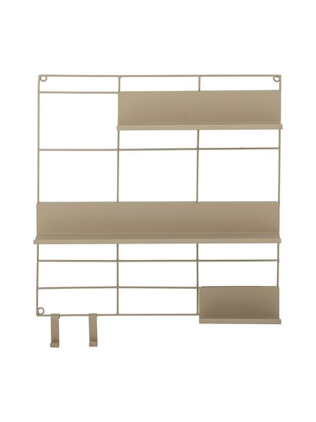 Półka ścienna Osca, Żelazo powlekane, Beżowy, S 60 x W 60 cm