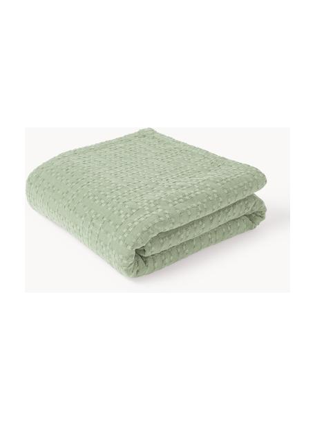 Copriletto in cotone Lazlo, 100% cotone

Il materiale utilizzato in questo prodotto è testato per le sostanze nocive e certificato secondo lo STANDARD 100 by OEKO-TEX®, 5763CIT, CITEVE., Verde salvia, Larg. 230 x Lung. 250 cm  (per letti da 180 x 200 cm)