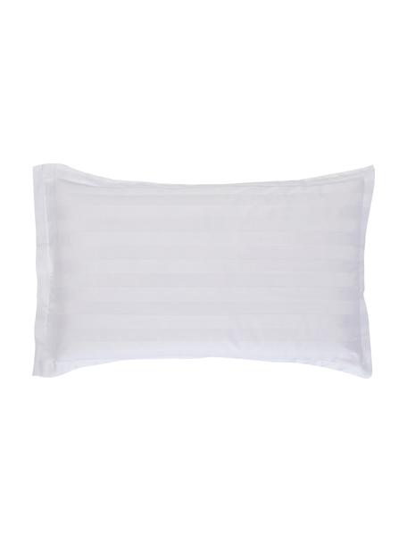 Federa arredo in raso bianco Willa 2 pz, Tessuto: raso Densità del filo 250, Bianco, Larg. 50 x Lung. 80 cm, 2 pz