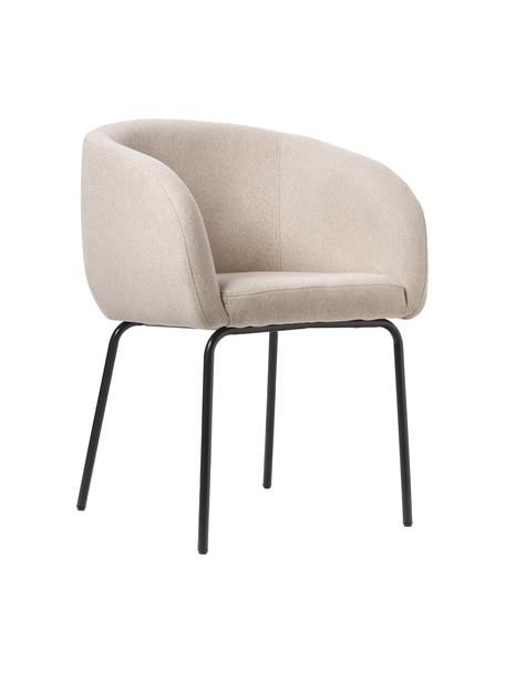 Fauteuils cocktail bouclé Alani, 2 pièces, Tissu beige, larg. 58 x prof. 58 cm