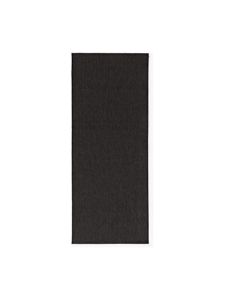 Tapis de couloir intérieur-extérieur Toronto, 100 % polypropylène, Anthracite, larg. 80 x long. 200 cm