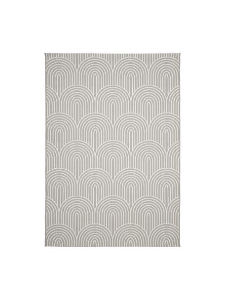 Tapis d'extérieur Arches, 86 % polypropylène, 14 % polyester, Gris, larg. 80 x long. 150 cm (taille XS)