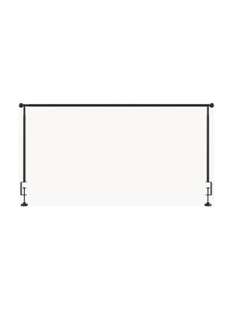 Standaard Neo voor kerstverlichting, Gecoat metaal, Zwart, B 252 x H 101 cm