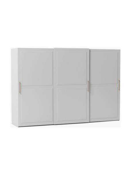 Armoire modulaire à portes coulissantes Charlotte, larg. 300 cm, plusieurs variantes, Gris, Basic Interior, larg. 300 x haut. 200 cm