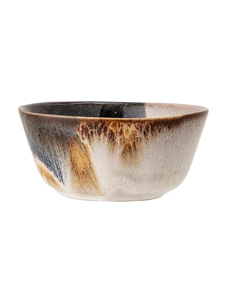 Bols faits main avec dégradé Jules, 2 pièces, Grès cérame, Tons beiges, tons bruns, bleu, Ø 13 x haut. 6 cm
