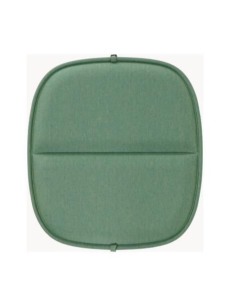 Cojín de asiento para exterior Hiray, Funda: fibra sintética con cara , Verde menta, An 43 x L 47 cm
