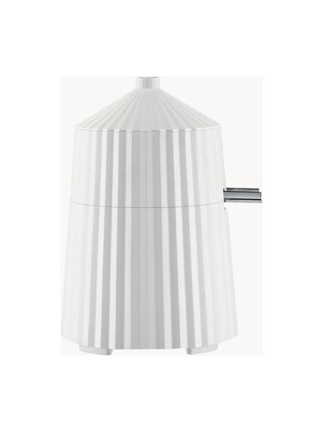 Elektrische Zitronenpresse Plissé mit strukturierter Oberfläche, Thermoplastisches Harz, Off White, Ø 19 x H 28 cm