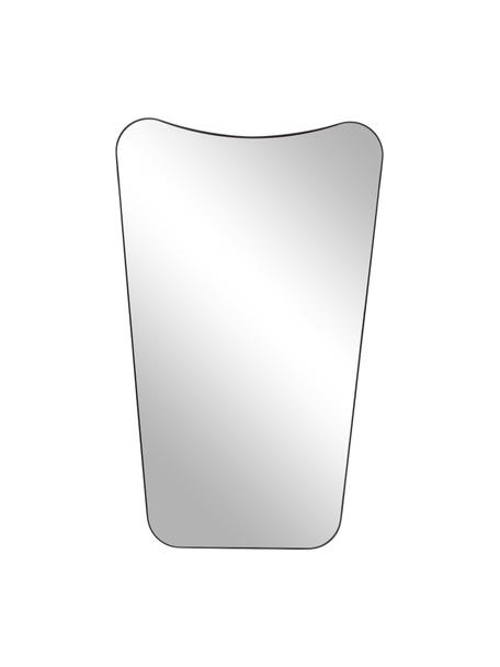 Specchio da parete Goldie, Cornice: metallo verniciato a polv, Retro: pannello di fibra a media, Superficie dello specchio: lastra di vetro, Nero, Larg. 50 x Alt. 80 cm