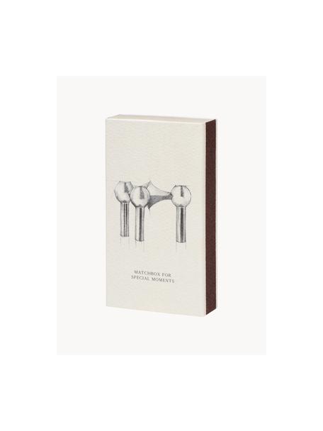 Caja de cerillas Match, Caja: papel, Beige claro, An 6 x Al 11 cm