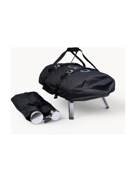 Transporttasche Fyra, Aluminium, Polyester, Schwarz, B 25 x L 31 cm