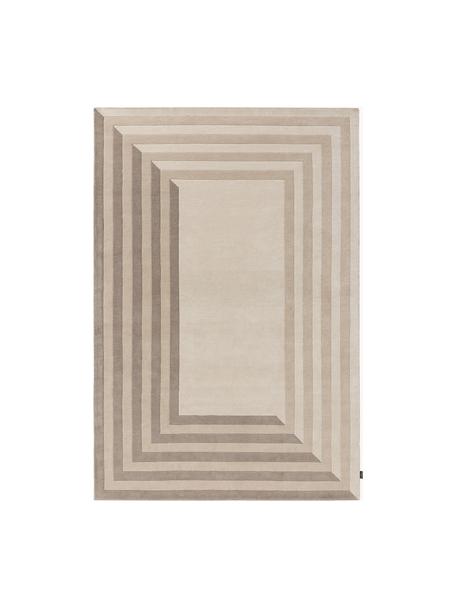 Alfombra artesanal de lana Tilo, 100% lana

Las alfombras de lana se pueden aflojar durante las primeras semanas de uso, la pelusa se reduce con el uso diario., Tonos beige, An 160 x L 230 cm (Tamaño M)