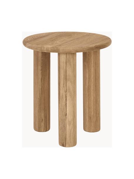 Table d'appoint en bois de chêne Didi, Bois de chêne massif, huilé, Bois de chêne, Ø 40 x haut. 45 cm