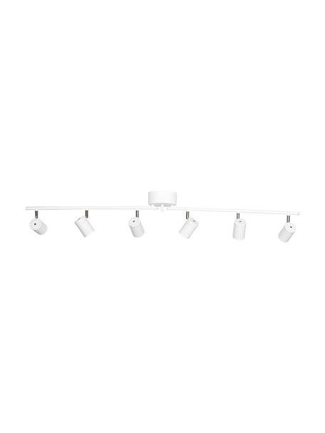 Veľká stropná lampa Correct, Biela, Š 124 x V 18 cm