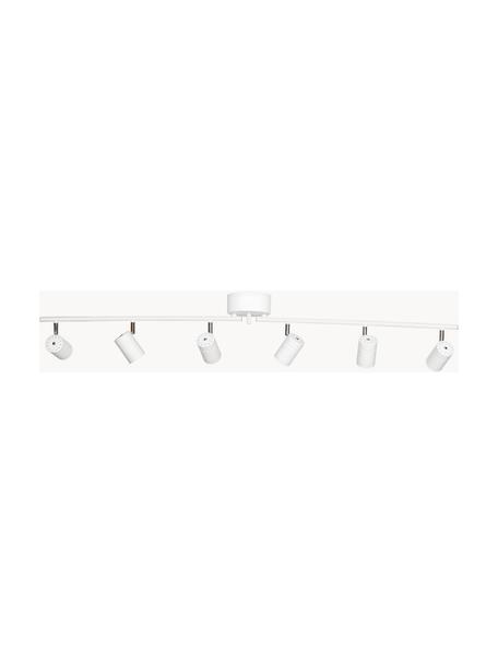 Grand spot plafond Correct, Blanc, larg. 124 x haut. 18 cm