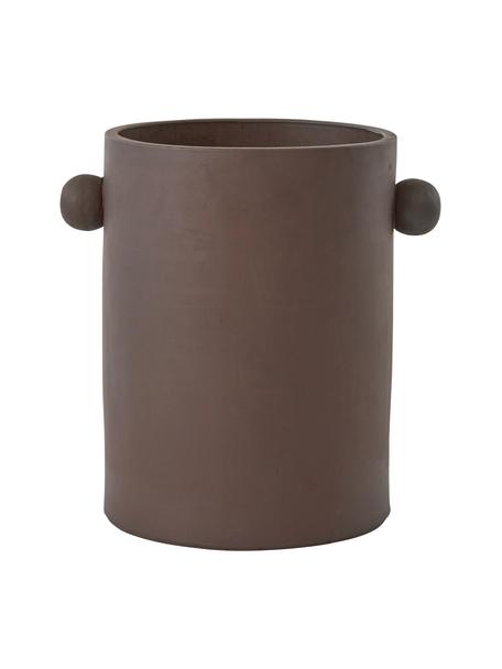Übertopf Inka, Keramik, Braun, Ø 32 x H 44 cm
