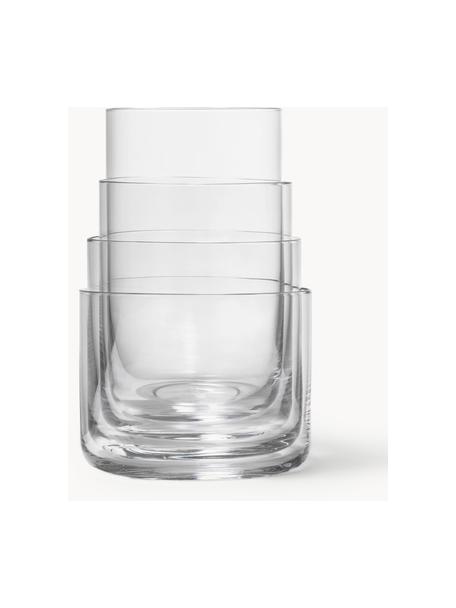 Vasos de agua Nesting, 4 uds., Cristal 

¡Trae el brillo del cristal a tu mesa de comedor! El cristal es excepcionalmente transparente y pesado, lo que significa que se siente valioso y al mismo tiempo tiene un buen aspecto. Además, los delicados cortes hacen de cada pieza un detalle especial, práctico y bonito., Transparente, Set de diferentes tamaños