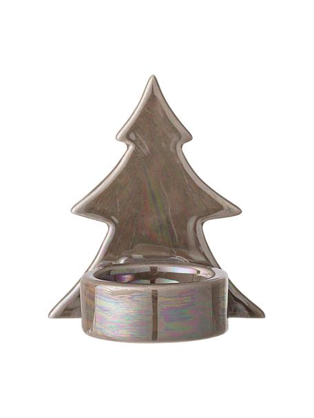 Świecznik na tealighty Mara, Kamionka, Brązowy, S 8 x W 9 cm