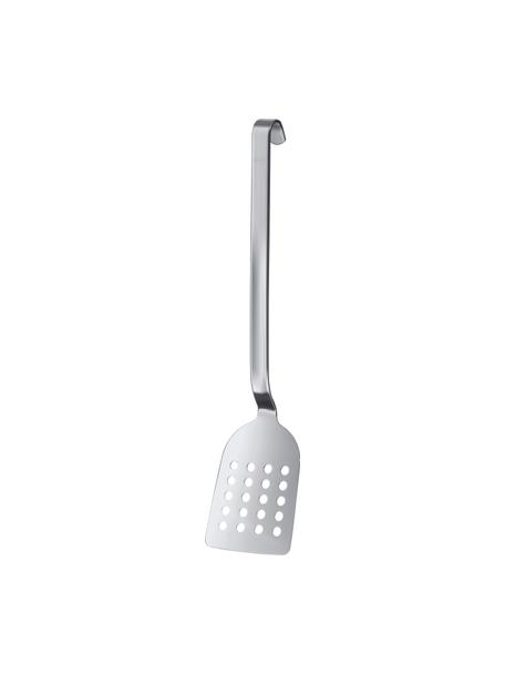 Spatule écumoire avec crochet en acier inoxydable Hook, Acier inoxydable 18/10, Couleur argentée, mat, long. 34 cm