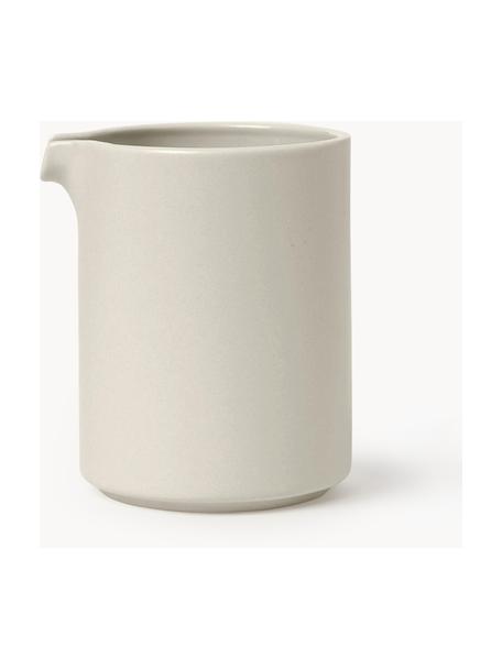 Brocca da latte Pilar, 280 ml, Ceramica, Beige chiaro, Ø 8 x Alt. 10 cm