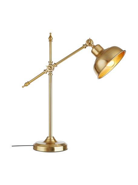 Lampa biurkowa w stylu retro Grimstad, Odcienie złotego, S 50 x W 56 cm