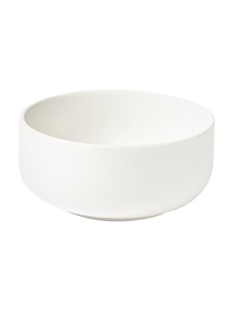 Cuencos de porcelana Nessa, 4 uds., Porcelana, Blanco, Ø 14 cm