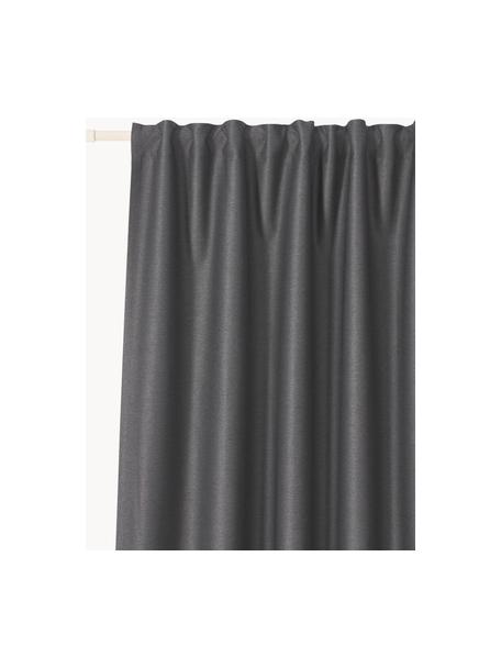 Verduisteringsgordijnen Asher met multiband, 2 stuks, 100% polyester 

Het materiaal dat in dit product is gebruikt, is getest op schadelijke stoffen en gecertificeerd volgens STANDARD 100 door OEKO-TEX®, 21.HCN.84377, Hohenstein HTTI, Antraciet, B 140 x L 260 cm