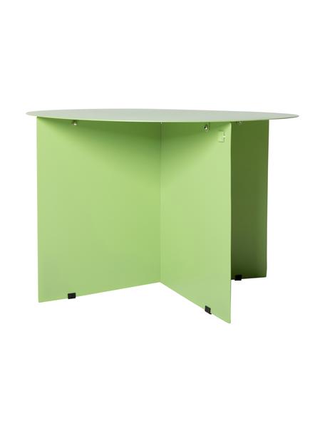 Mesa de centro redonda de metal Dinga, Metal con pintura en polvo, Verde, Ø 60 x Al 40 cm