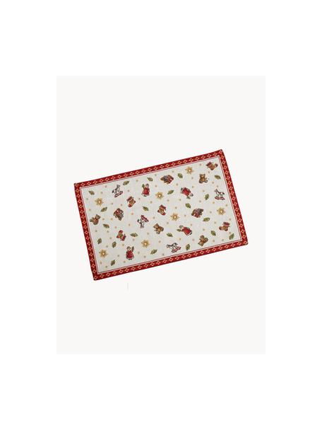 Podkładka Toy's Delight, 6 szt., 50% bawełna, 50% poliester, Czerwony, biały, wielobarwny, S 32 x D 48 cm