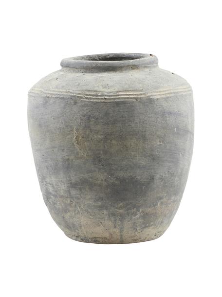 Veľká váza z betónu Rustic, Betón, Odtiene sivej, Ø 27 x V 31 cm