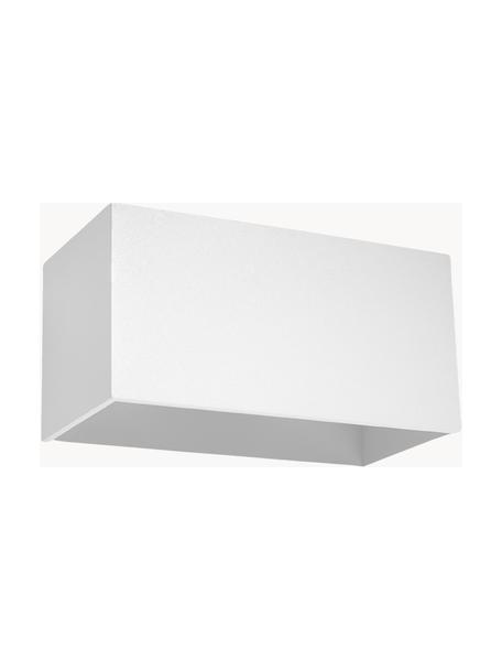 Applique Geo Maxi, Paralume: alluminio, Bianco, Larg. 20 x Alt. 10 cm