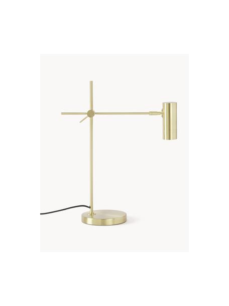 Lampa biurkowa Cassandra, Odcienie złotego, błyszczący, G 47 x W 55 cm