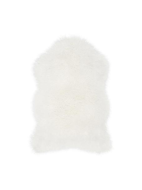 Kunst schapenvacht Morten, gekruld, Bovenzijde: 67% acryl, 33% polyester, Onderzijde: 100% polyester, Crèmekleurig, B 60 x L 90 cm