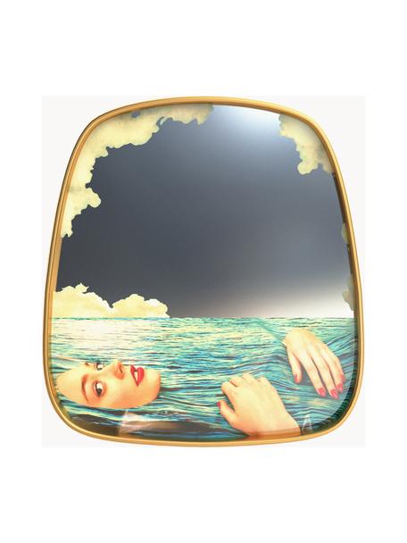 Wandspiegel Sea Girl, Spiegelfläche: Spiegelglas, Rahmen: Mitteldichte Holzfaserpla, Sea Girl, B 54 x H 59 cm