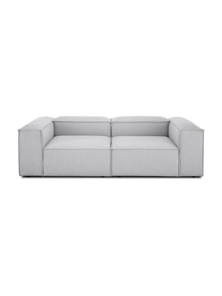 Canapé 3 places modulable gris clair Lennon, Tissu gris clair, larg. 238 x prof. 119 cm