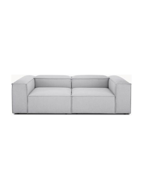 Divano componibile 3 posti Lennon, Rivestimento: 100% poliestere Con 115.0, Struttura: legno di pino massiccio, , Piedini: plastica, Tessuto grigio, Larg. 238 x Prof. 119 cm