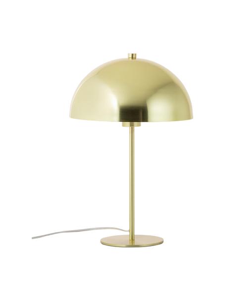 Tafellamp Matilda, Lampenkap: vermessingd metaal, Lampvoet: vermessingd metaal, Messingkleurig, Ø 29 x H 45 cm