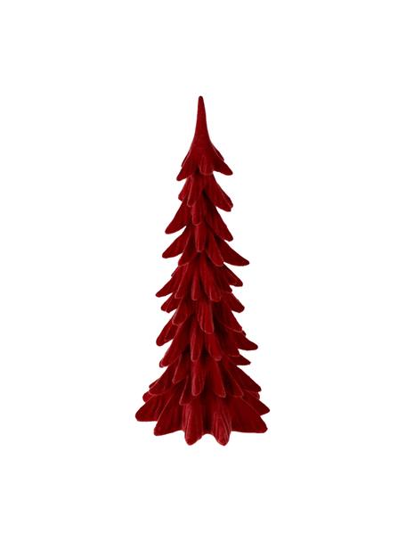 Oggetto decorativo natalizio Tanne, alt. 41 cm, Poliresina, Rosso, Larg. 19 x Alt. 41 cm