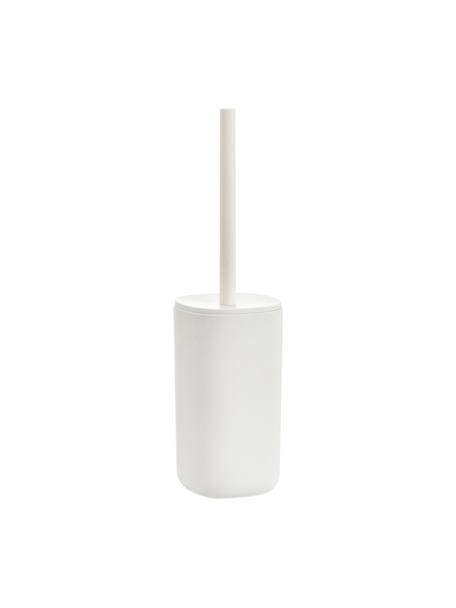Toilettenbürste Caro, Gefäß: Kunststoff, Griff: Kunststoff, Weiß, Ø 10 x H 35 cm