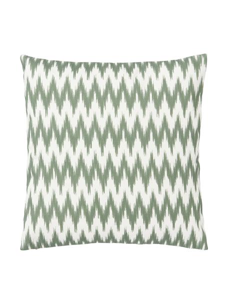 Federa arredo da esterno con motivo ikat Maillot, 100% acrilico 

Il materiale utilizzato in questo prodotto è stato testato per sostanze nocive e certificato secondo STANDARD 100 by OEKO-TEX®, 2016OK0494, Verde, Larg. 40 x Lung. 40 cm