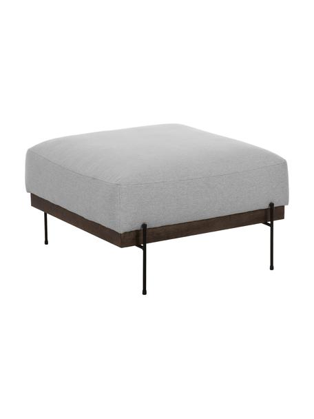 Tabouret/repose-pieds Brooks, Tissu gris, larg. 80 x haut. 43 cm