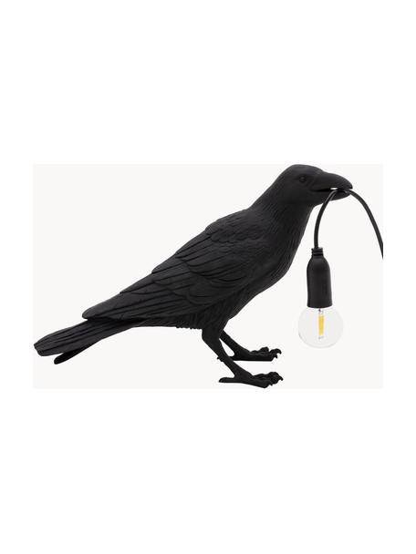 Lampe à poser design Bird, Noir, larg. 33 x haut. 12 cm