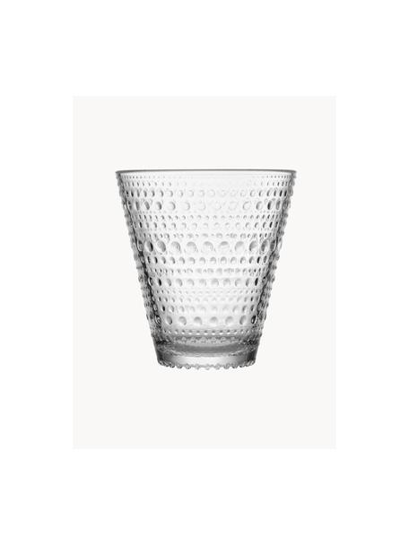 Wassergläser Kastehelmi, 2 Stück, Glas, Transparent, Ø 9 x H 10 cm, 300 ml