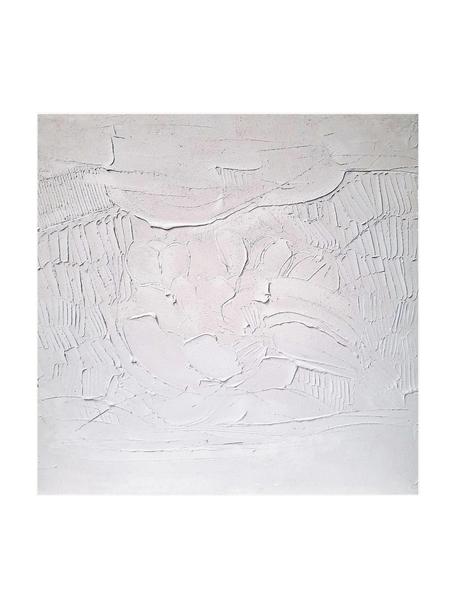 Maľba na plátne Whipped, Sivá, Š 100 x V 100 cm