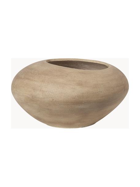 Cache-pot en ciment Dodu, Ciment, Beige, Ø 58 x haut. 30 cm