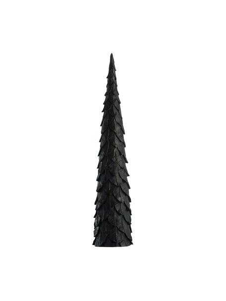 Ručne vyrobená dekorácia stromčeka Tree V 63 cm, Polymérová živica, Čierna, Ø 14 x V 63 cm