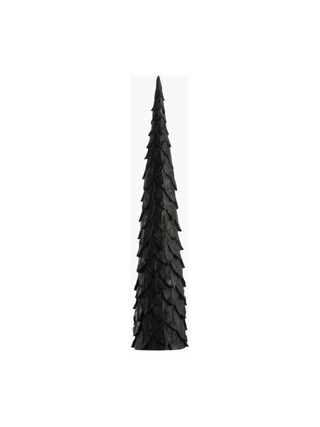 Handgefertigter Deko-Baum Tree H 63 cm, Polyresin, Schwarz, Ø 14 x H 63 cm