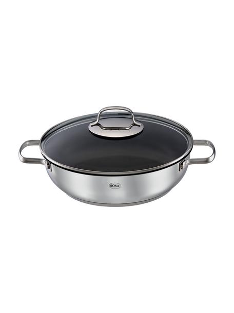 Servírovací pánev z nerezové oceli Elegance, Stříbrná, Š 38 cm, V 16 cm